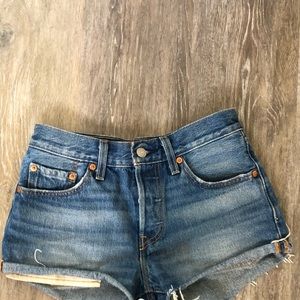 Levi denim shorts